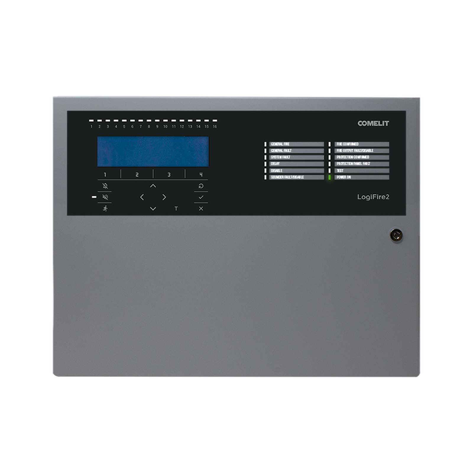 Comelit LogiFire 2 Addressable Fire Panel with 1 Loop Card