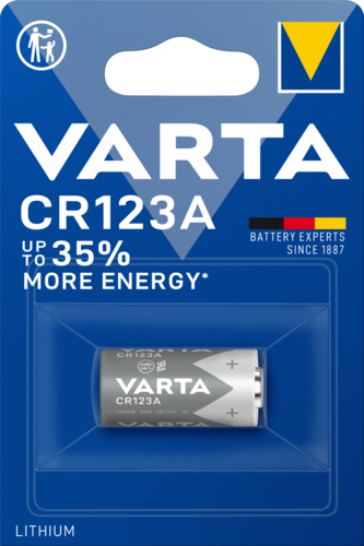 VARTA CR123 3V Lithium Battery