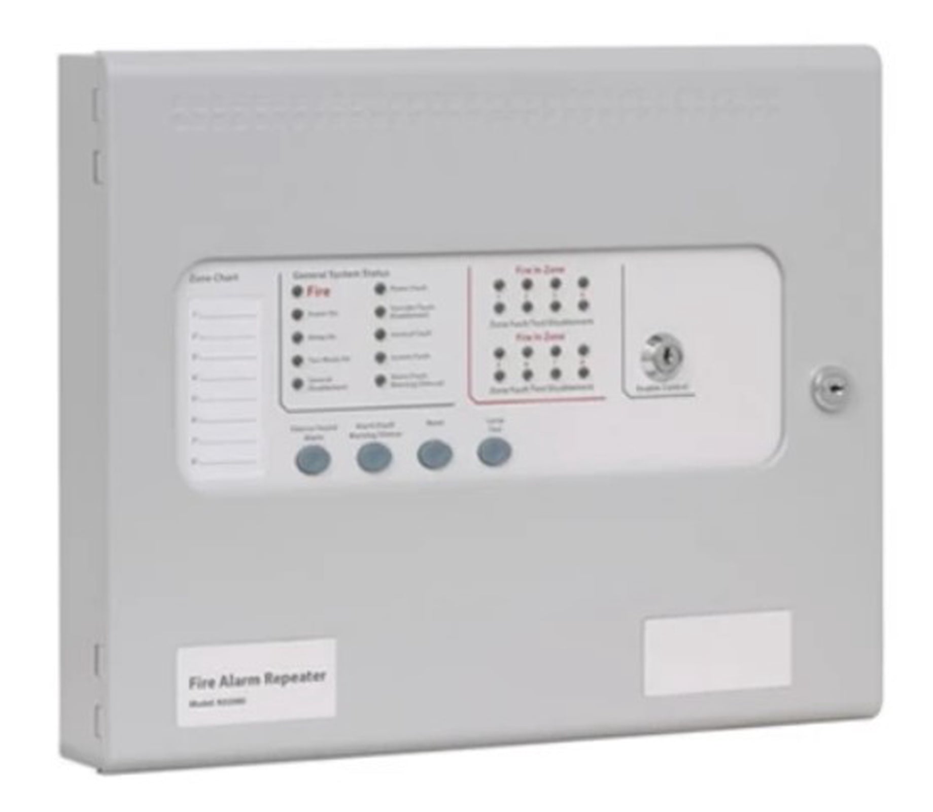 Kentec Sigma CP-R 4 Zone Conventional Repeater Panel c/w PSU