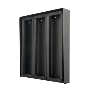 Videx 8000 Series 9 Module 3 Row Surface Box Black