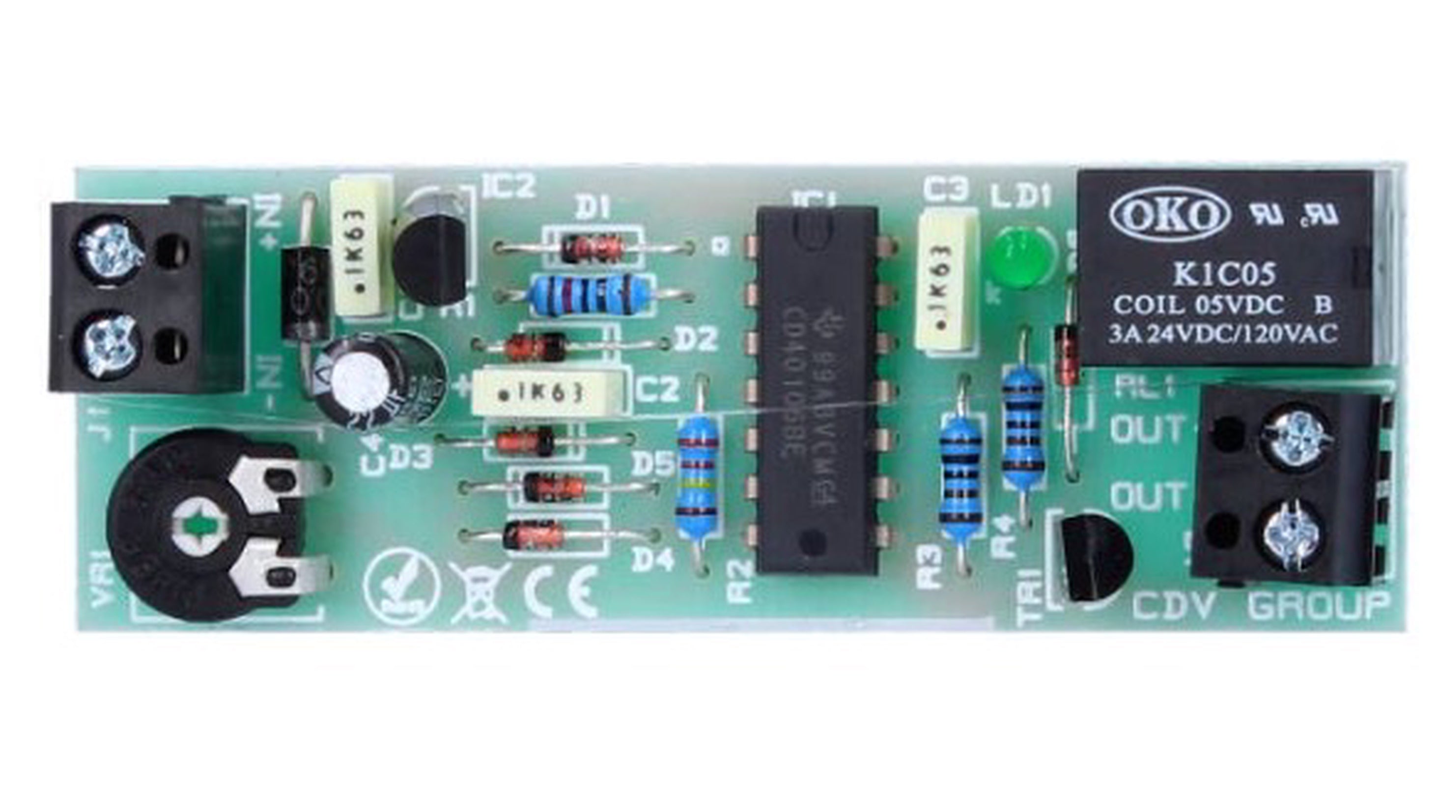 CDVI Delay Module for Fail Safe Locks 3-10 Seconds