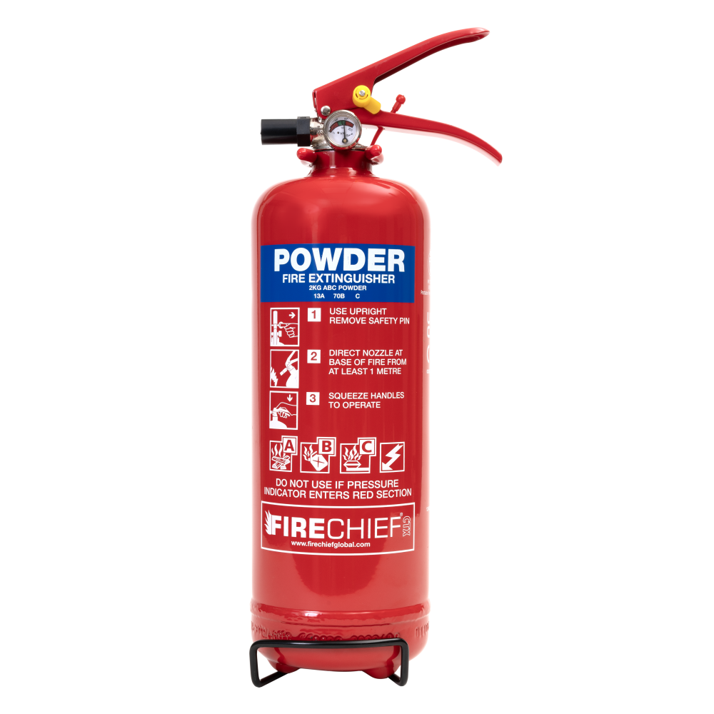 Firechief CTX 2kg Powder Extinguisher (CXP2) - JEM Systems UK