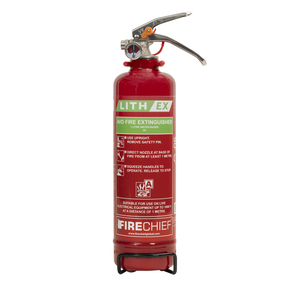 Firechief 1ltr Lith-Ex G2 Extinguisher (FLE1X) - JEM Systems UK
