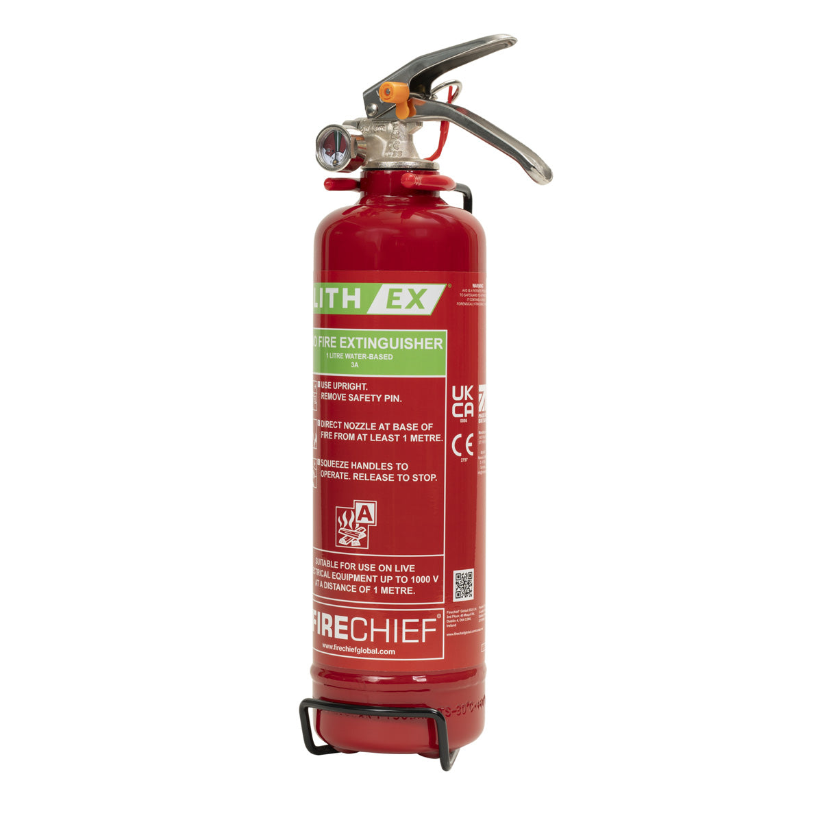 Firechief 1ltr Lith-Ex G2 Extinguisher (FLE1X) - JEM Systems UK