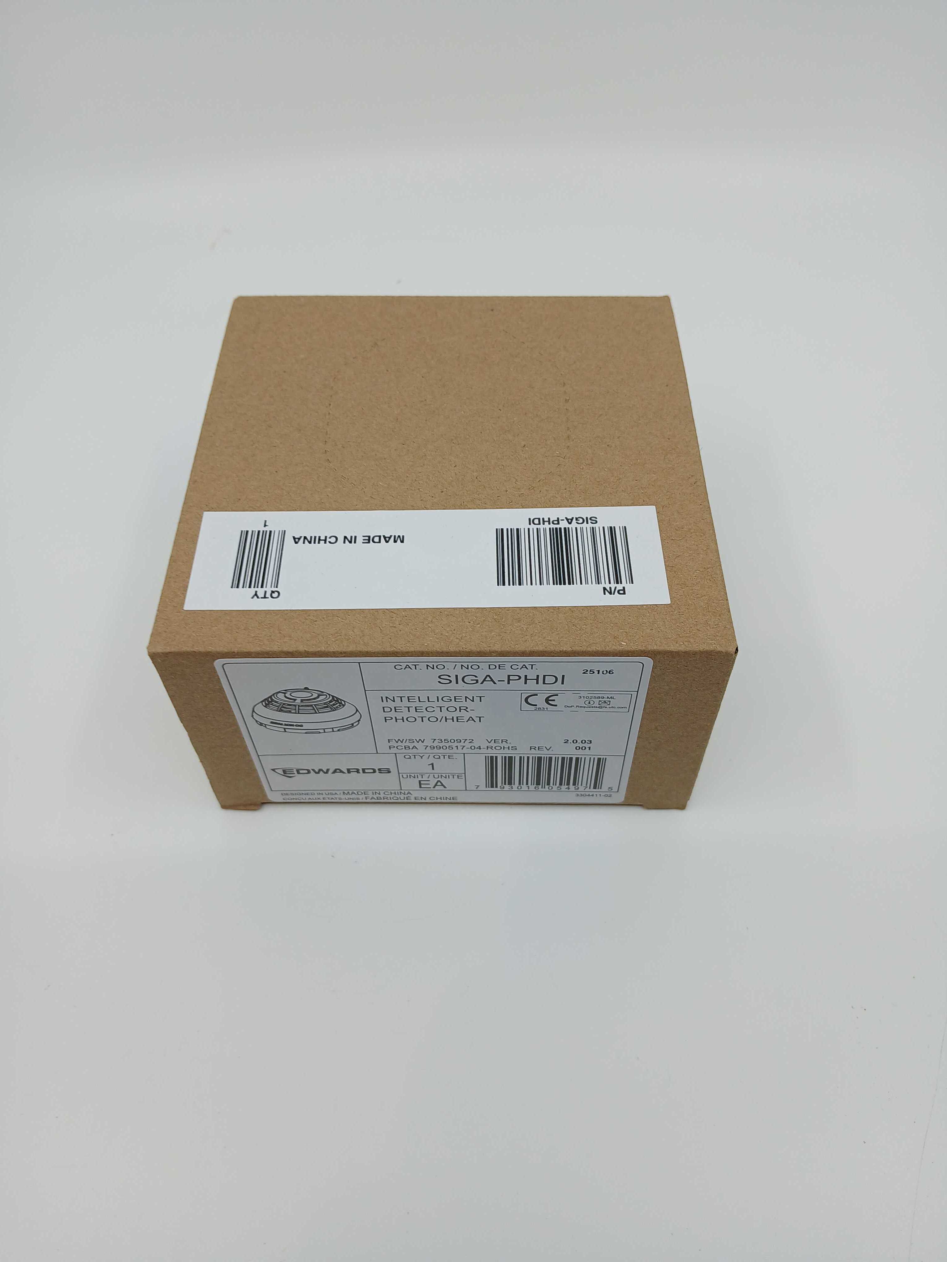 Edwards SIGA-PHDI Intelligent Photo and Heat Detector - EN54 Listed