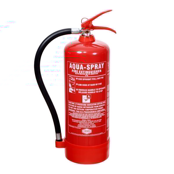 Jewel 6 Litre Aqua-Spray (Water +Additive) Fire Extinguisher (6WAX)