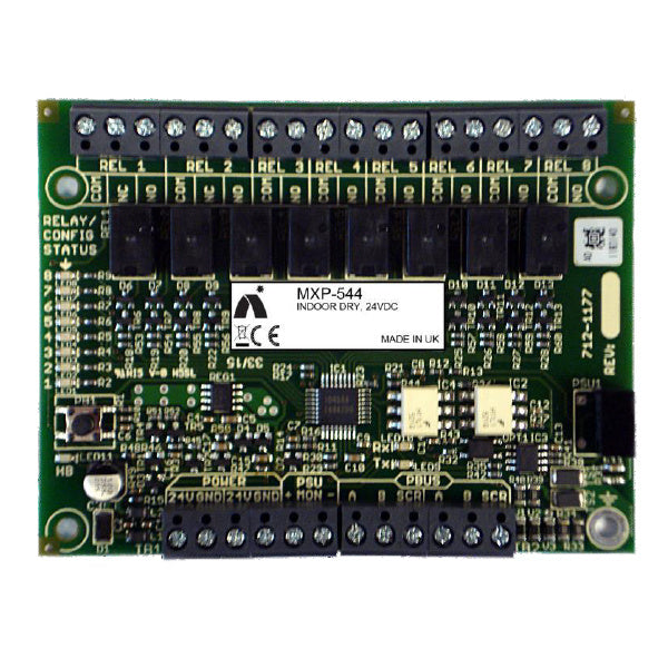 Advanced MXP-544 P-Bus 8-way Relay card - JEM Systems UK
