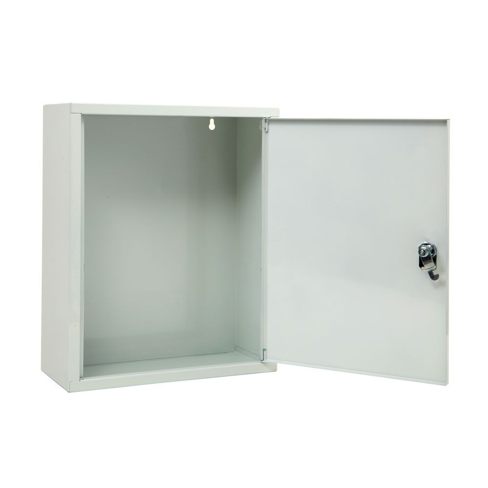 Firechief Metal Document Cabinet, Seal Latch, White (FMDC-WHITE)