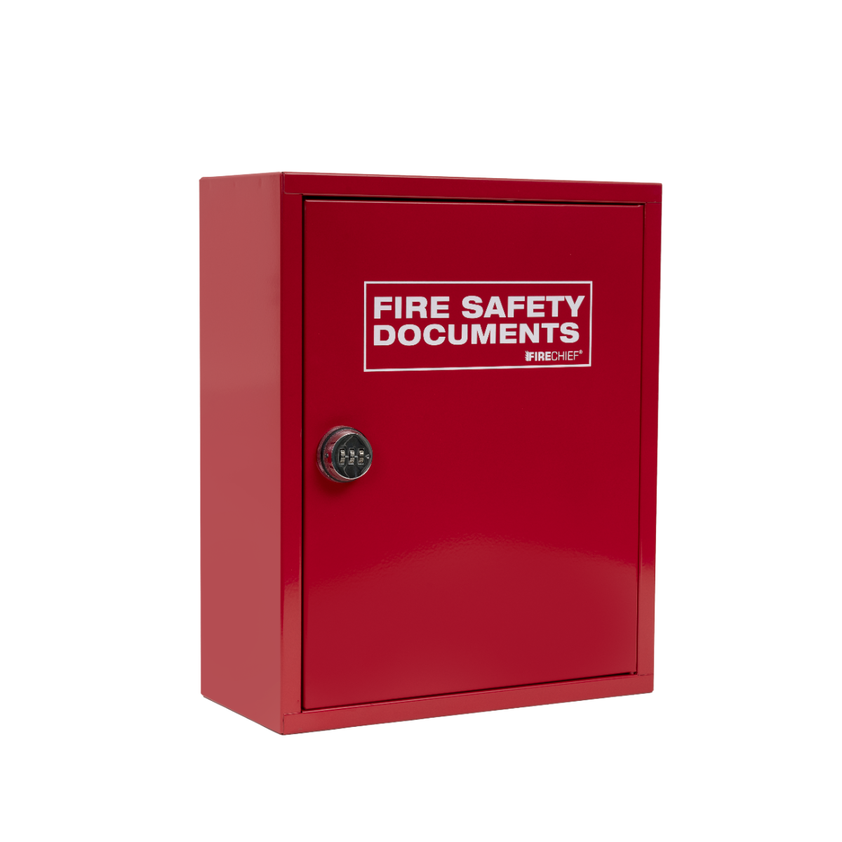 Firechief Metal Document Cabinet, Combination Lock, Red (FMDCC-RED)