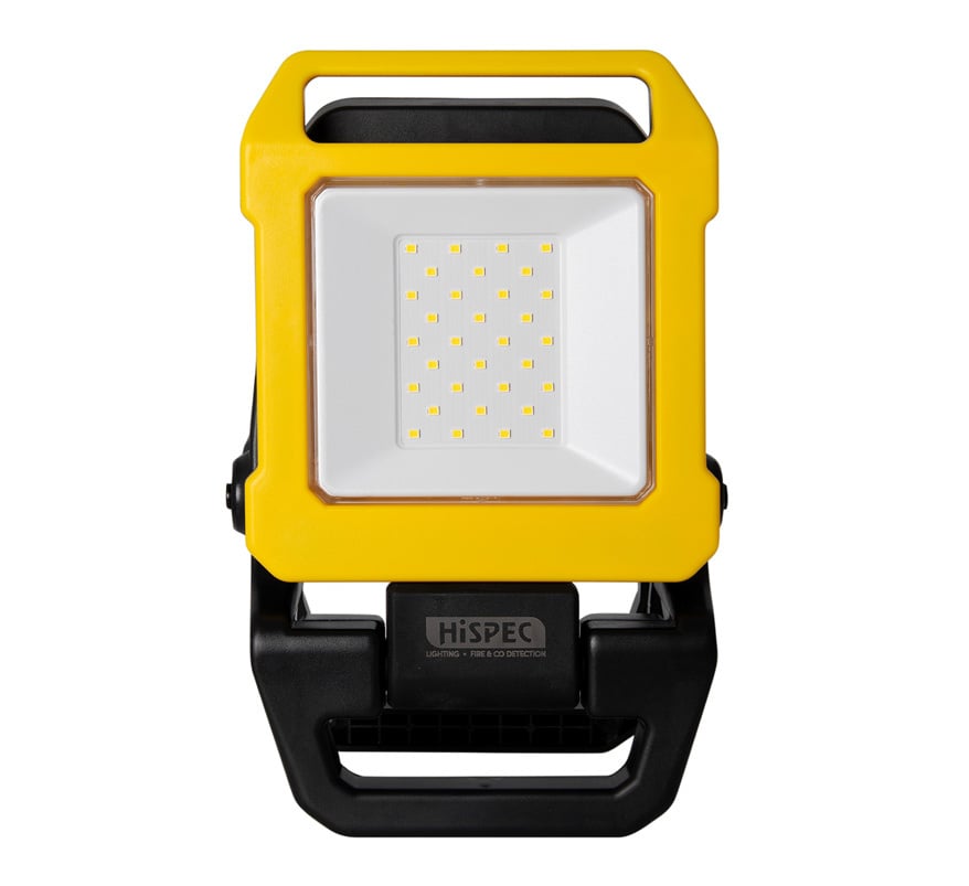 Hispec 10W Adjustable Rechargeable Work Light with Magnet & Clamp (HSSL/10LEDWL-R) - JEM Systems UK