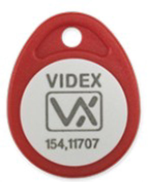 Videx EM Proximity Fob Red