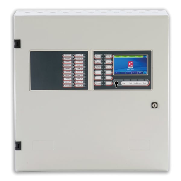 C-TEC ZFP 2 Loop Fire Panel w/ 20 Zone LEDs (Apollo Protocol) (ZFP2/20/X) - JEM Systems UK