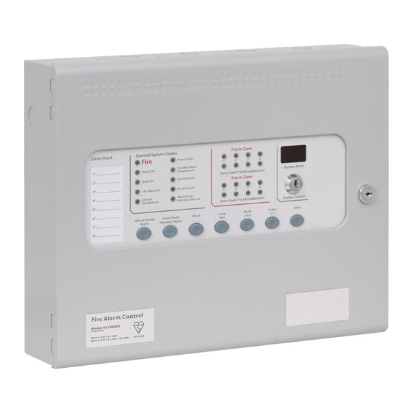 Kentec Sigma 8 Zone Conventional Fire Panel (KL11080M2) - JEM Systems UK