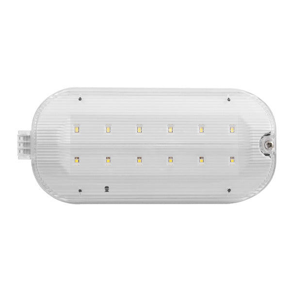 ESP Duceri 3W LED IP65 Hinged Emergency Bulkhead (EMLED3WMHBULK2) - JEM Systems UK