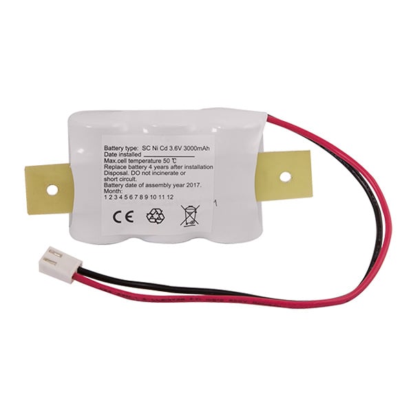 ESP 3.6V 3000mAH Ni-Cd Emergency Battery Pack - Parallel - JEM Systems UK