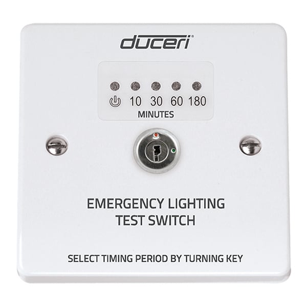 ESP Duceri Auto Emergency Light Test Key Switch - JEM Systems UK