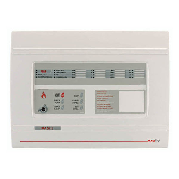 ESP MAGfire 8 Zone Expandable Fire Panel (MAG816) - JEM Systems UK