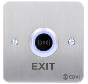 CDVI RTE-IRF Infrared Exit Device Square with EXIT Logo Flush Mount