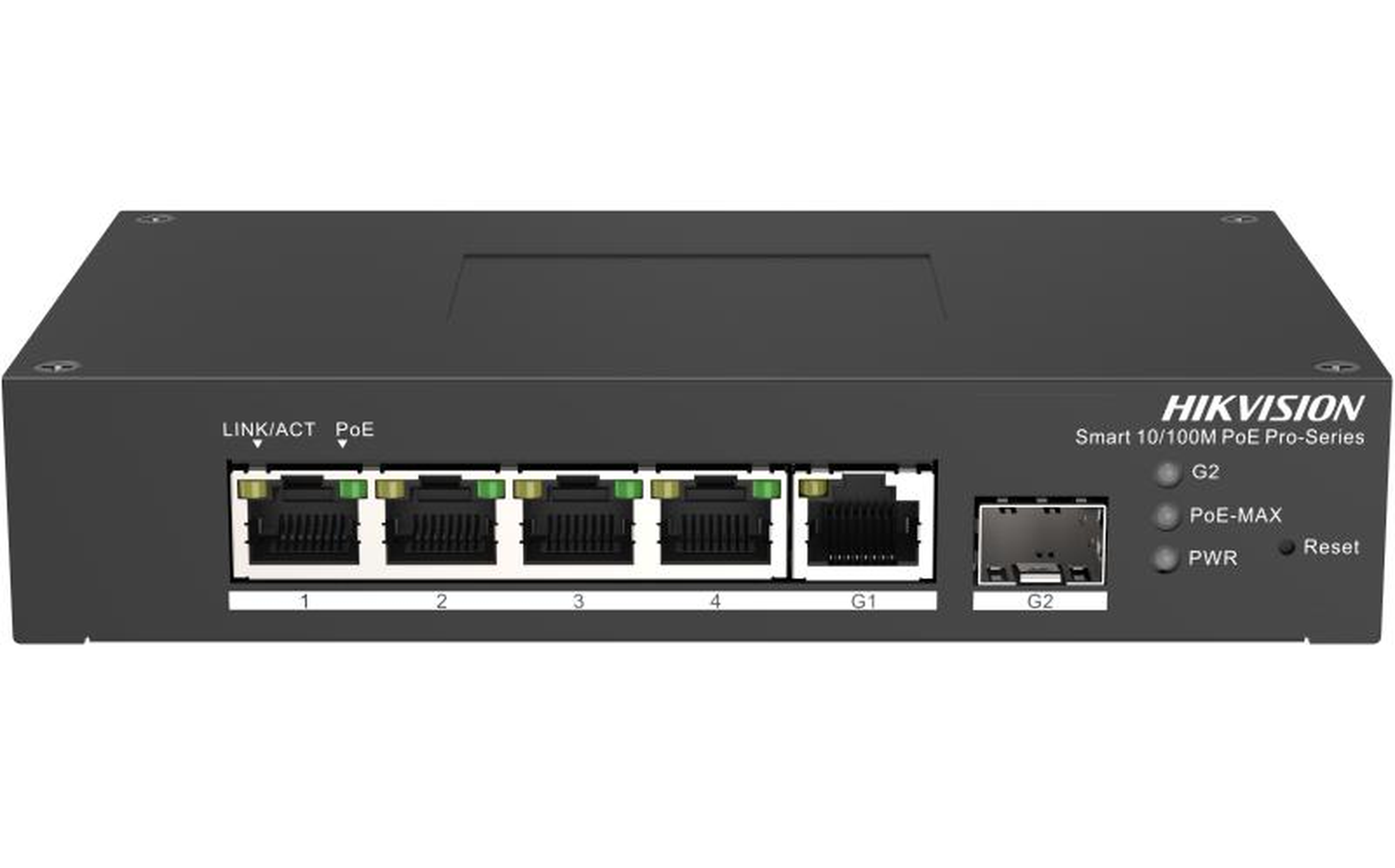 Hikvision 4 Port Fast Ethernet Smart Harsh POE Switch