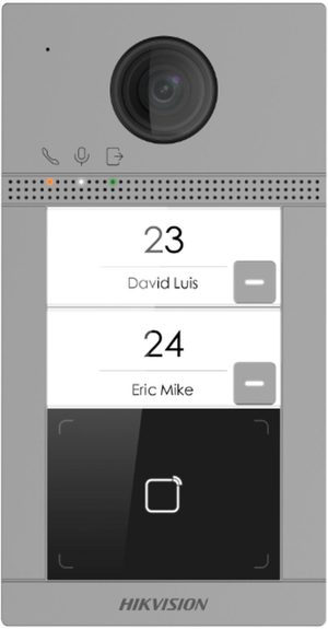 Hikvision 2MP 2 Button Metal Villa Door Station Flush
