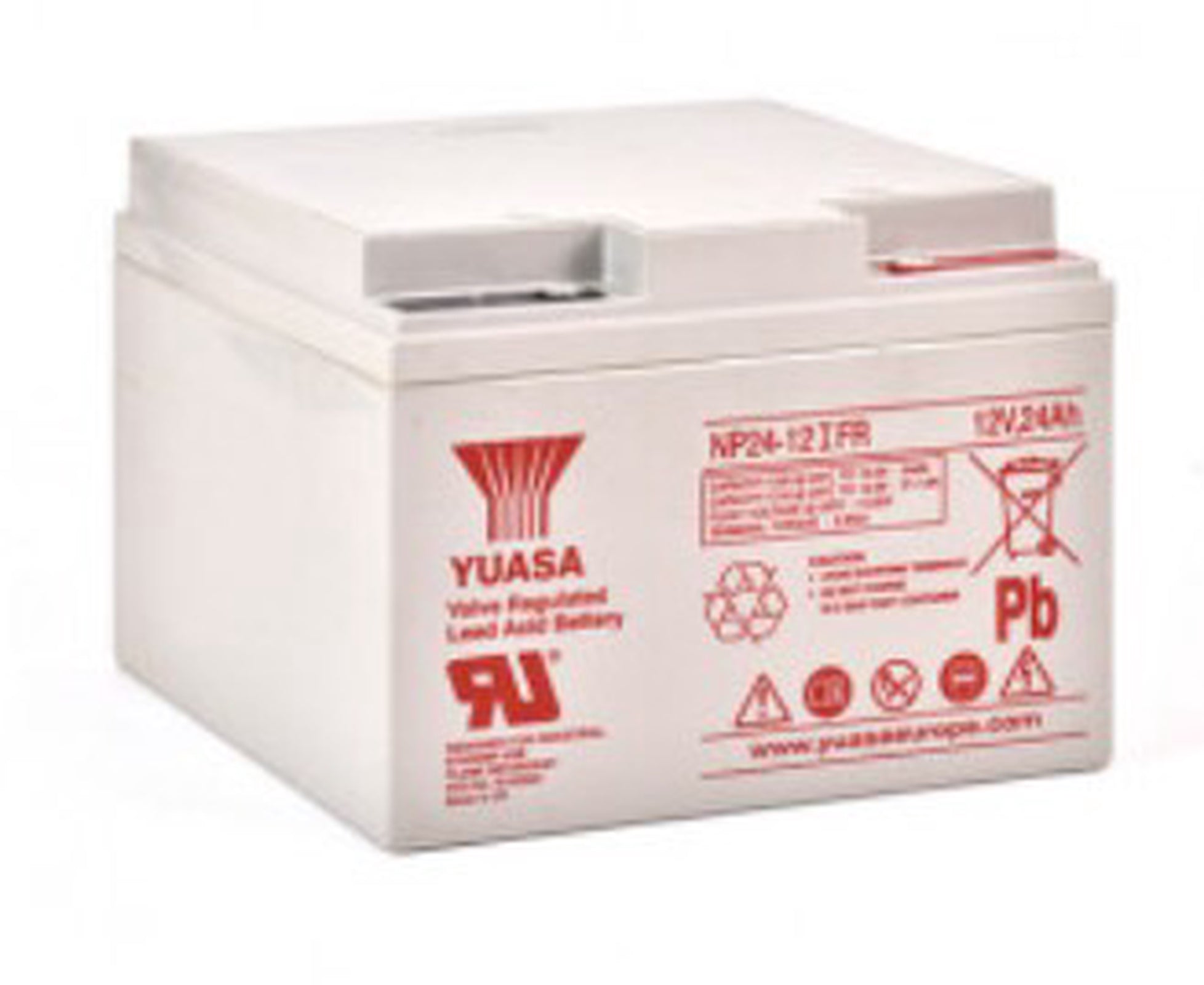 Yuasa 12V 24Ah Industrial VRLA Battery Flame Retardant