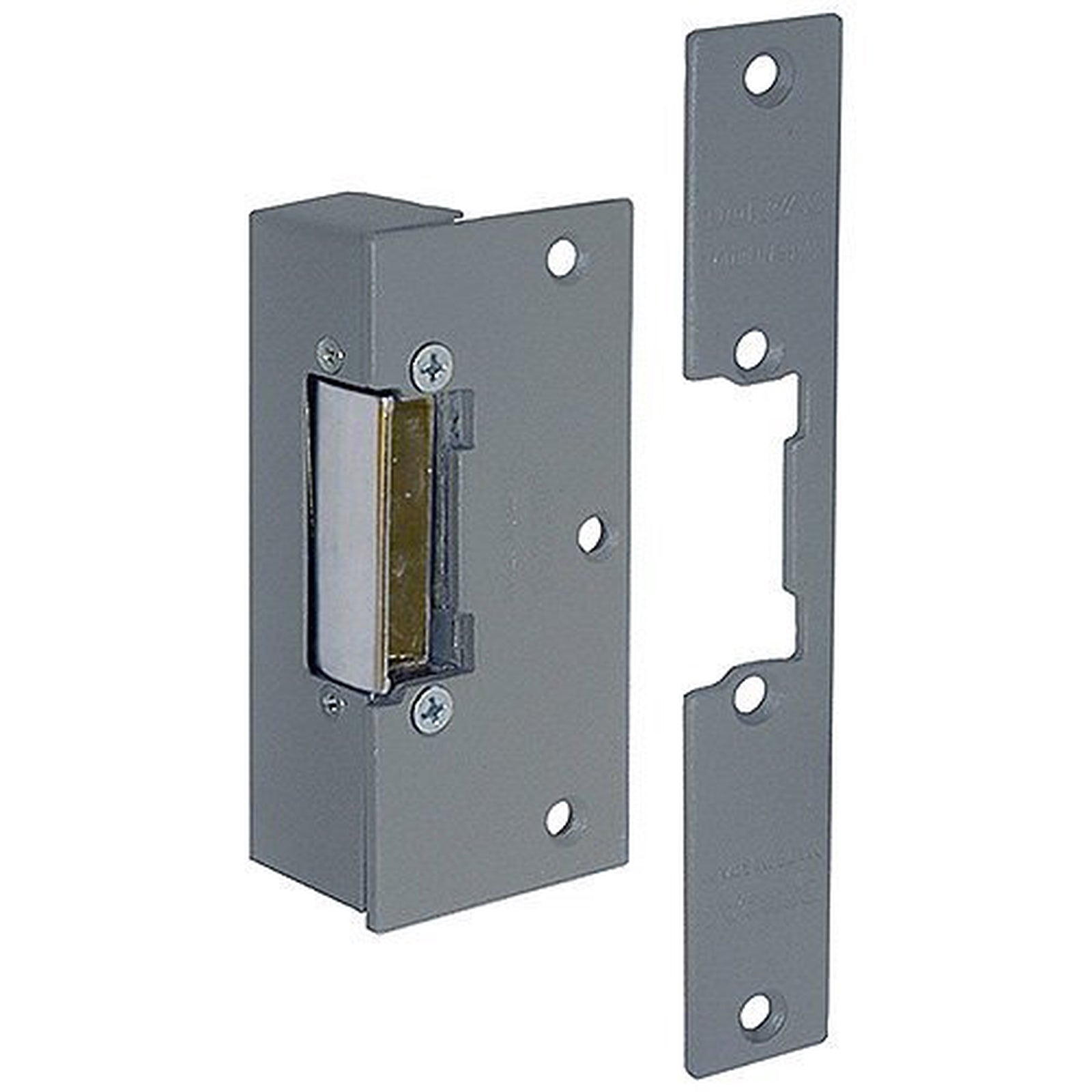 Dorcas Rim Electric Strike 12VAC/DC F/Lock c/w Mortice Plate