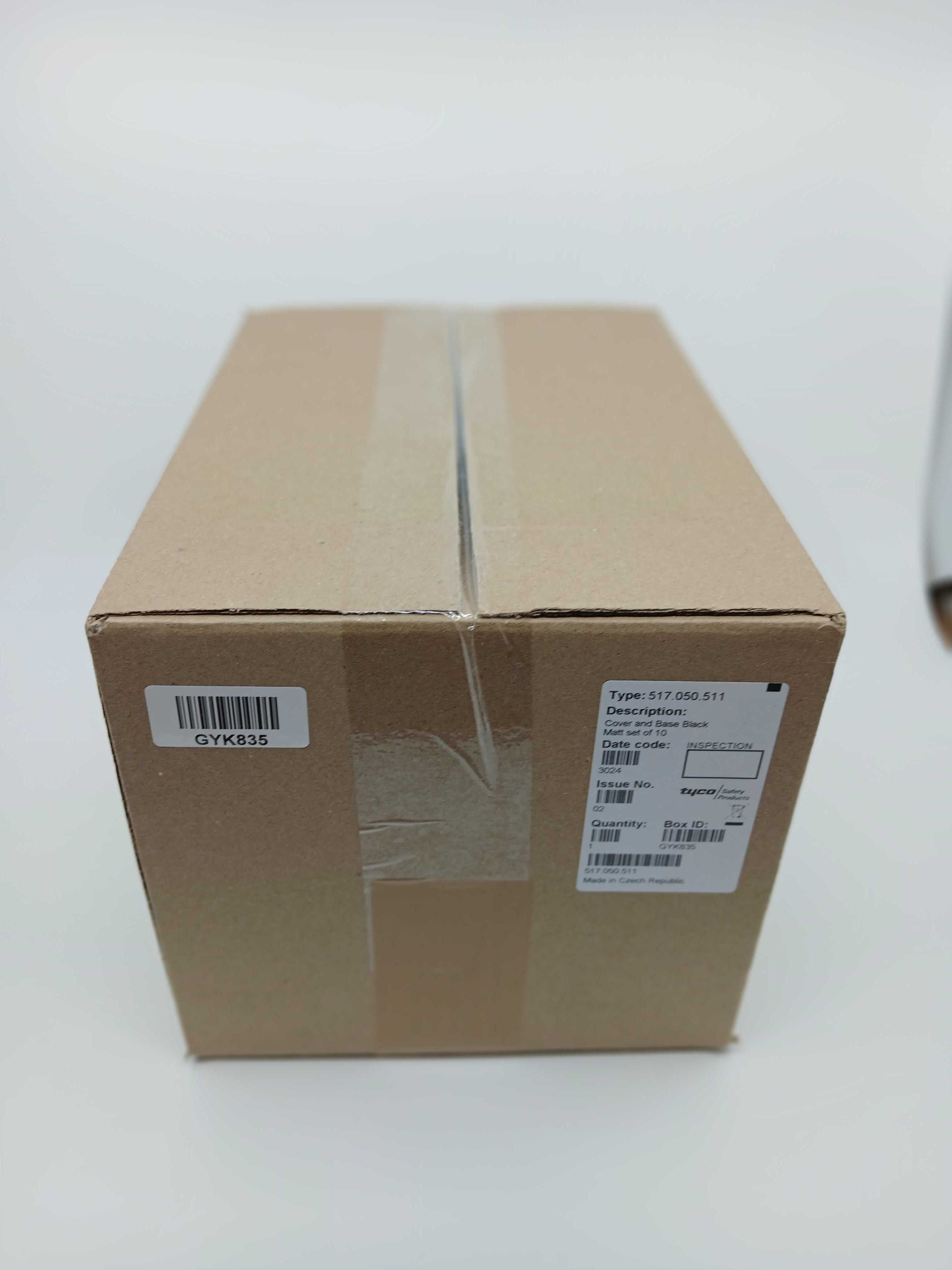 FireClass 517.050.511 Detector Cover & Base in Matt Black - Pack of 10 - JEM Systems UK