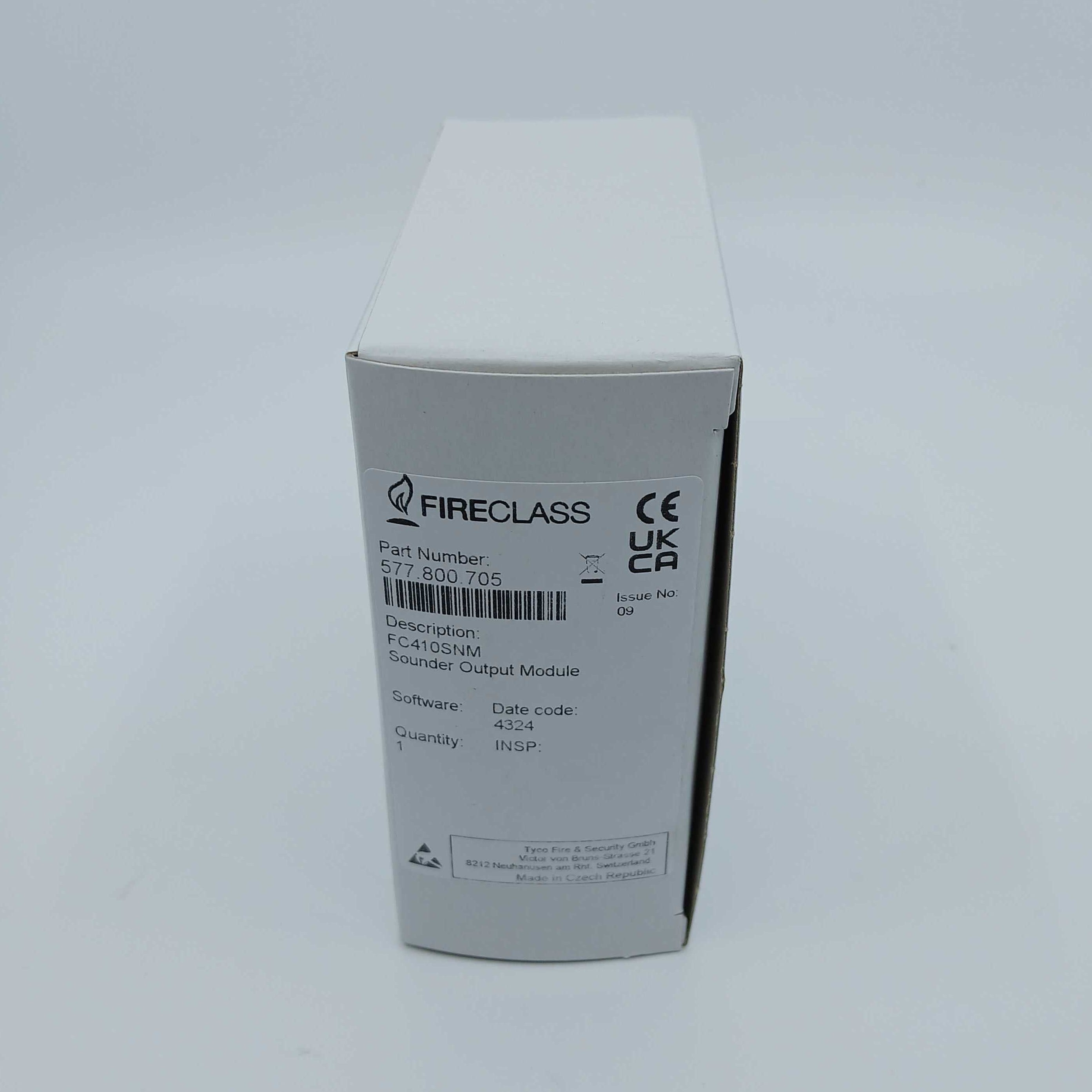 FireClass 577.800.705 FC410SNM Sounder Output Module - JEM Systems UK