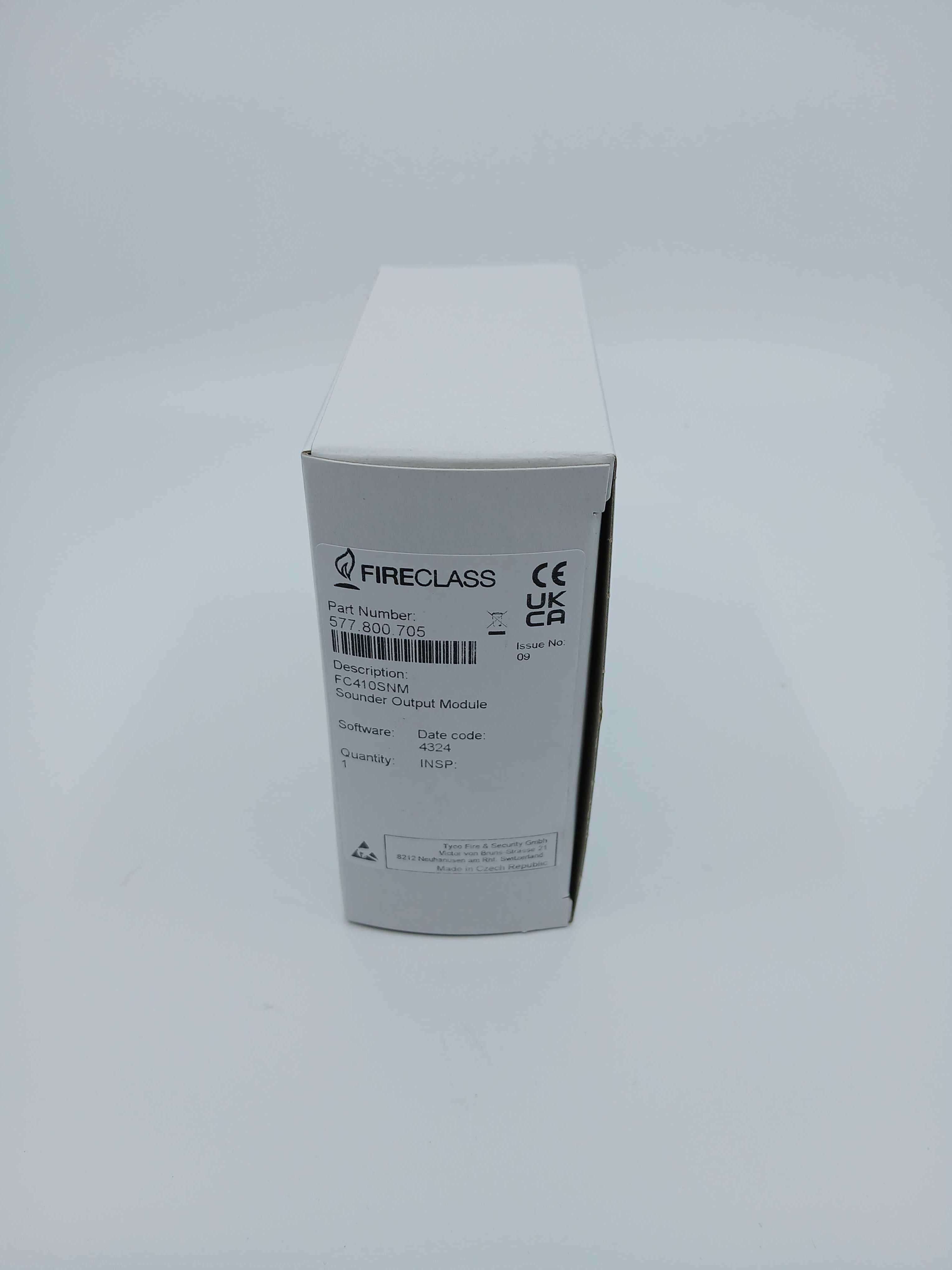 FireClass 577.800.705 FC410SNM Sounder Output Module - JEM Systems UK