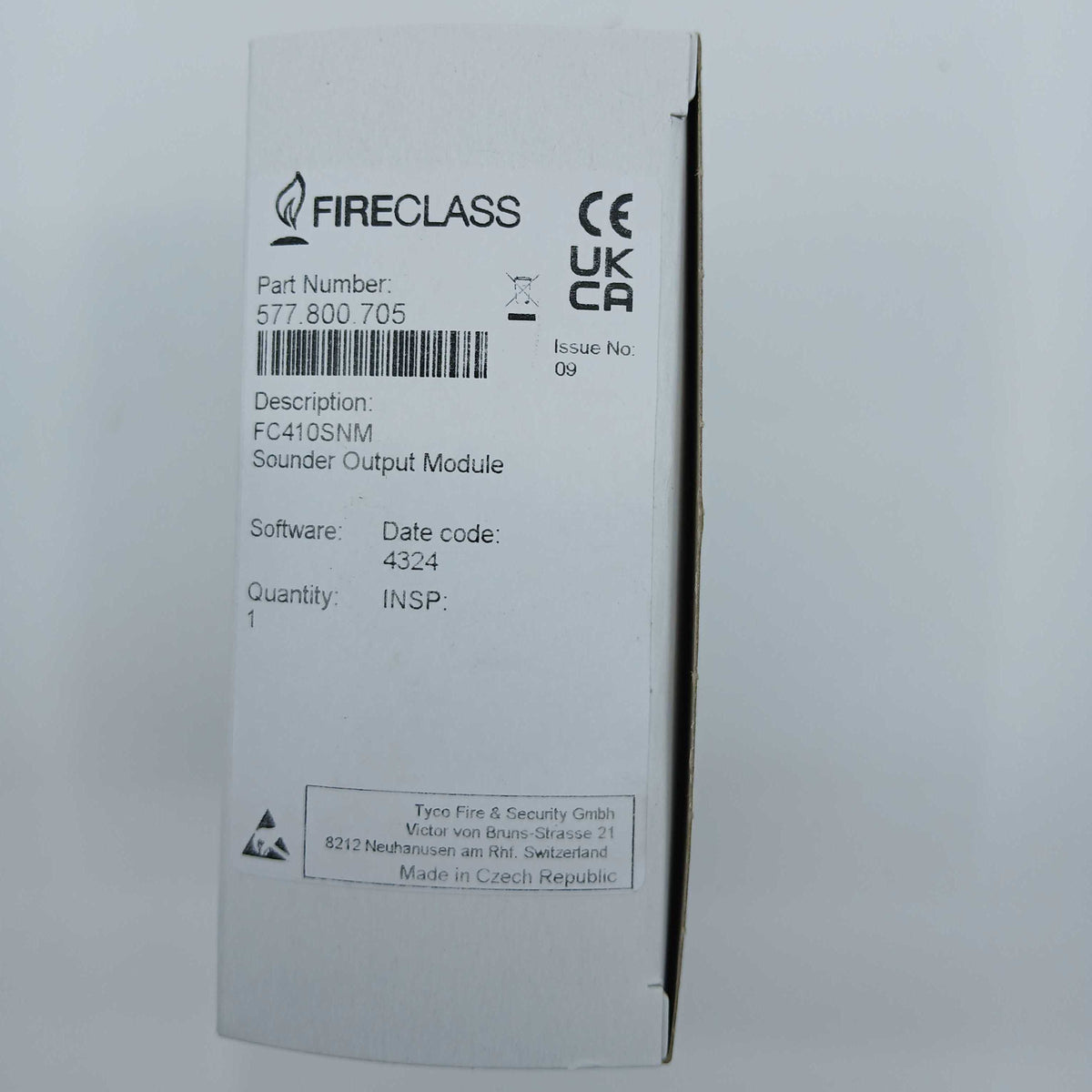 FireClass 577.800.705 FC410SNM Sounder Output Module - JEM Systems UK