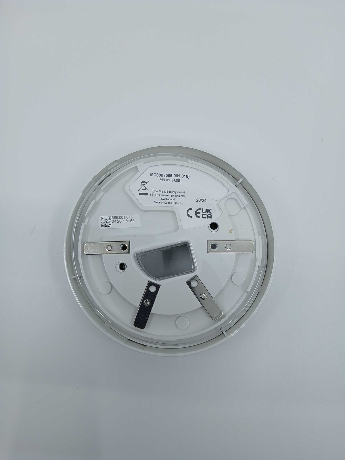 FireClass 568.001.018 MC600 Conventional Relay Base, White - JEM Systems UK
