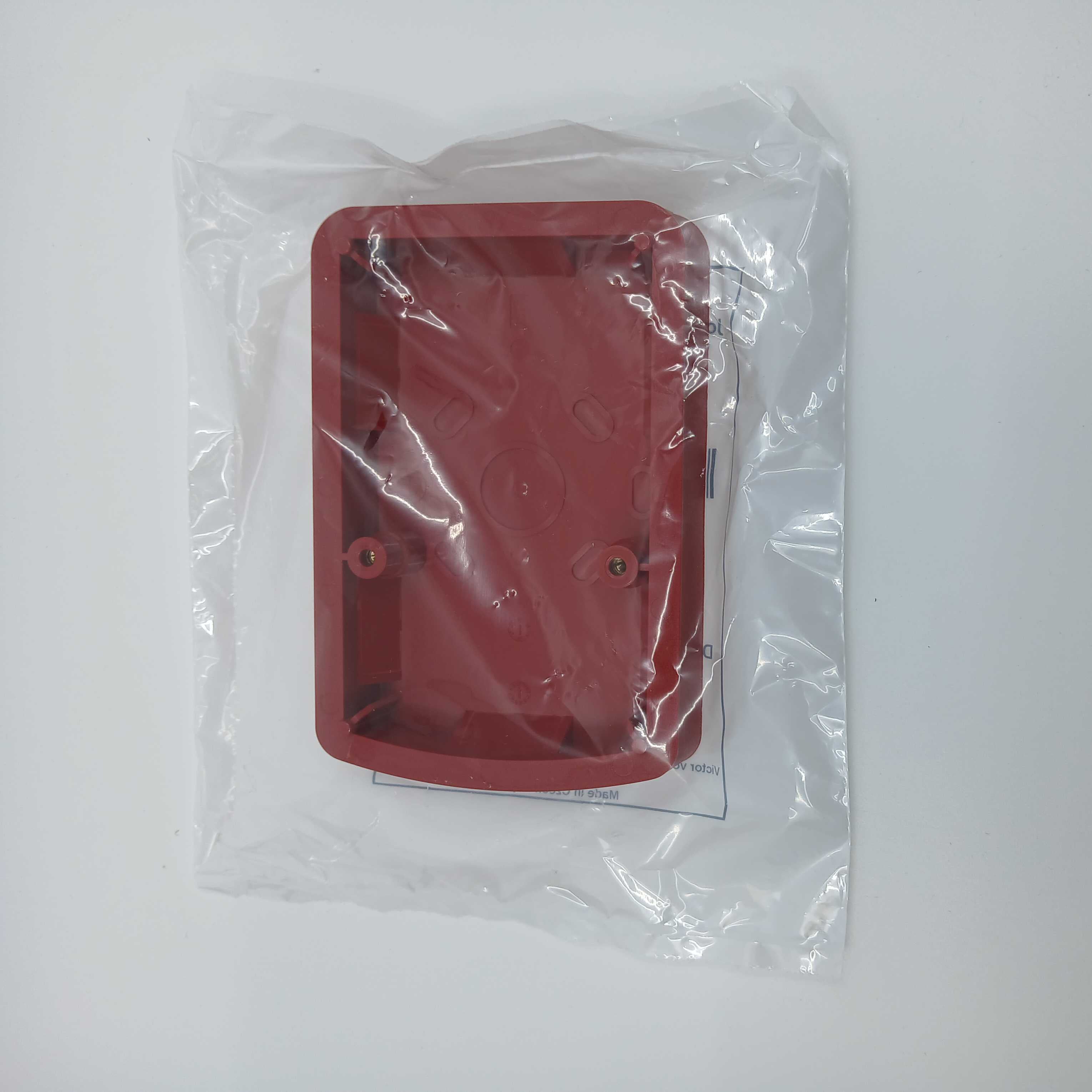 FireClass 557.080.007 Shallow Surface Back Box – Red - JEM Systems UK