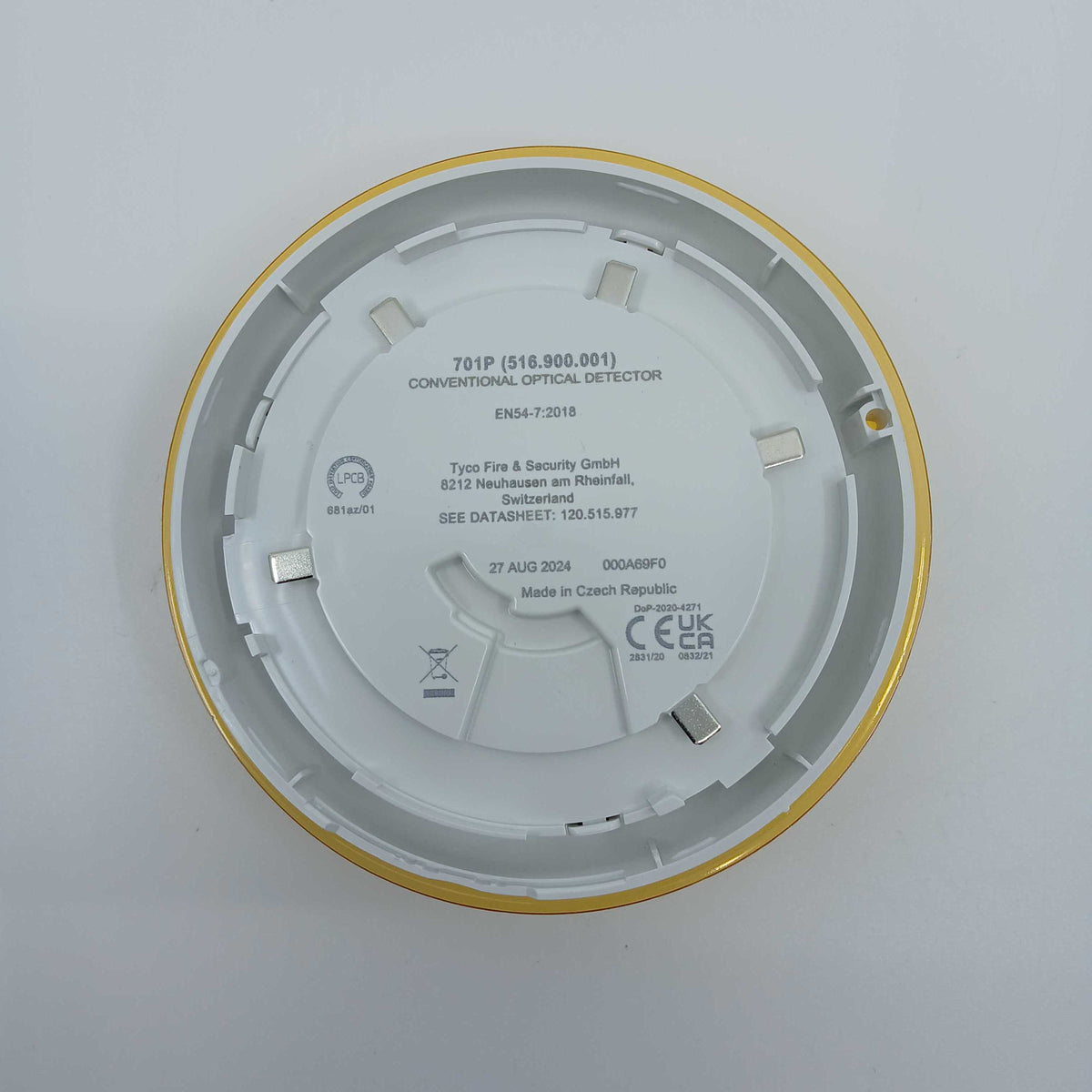 FireClass 516.900.001 701P Conventional Optical Detector (EN) - JEM Systems UK