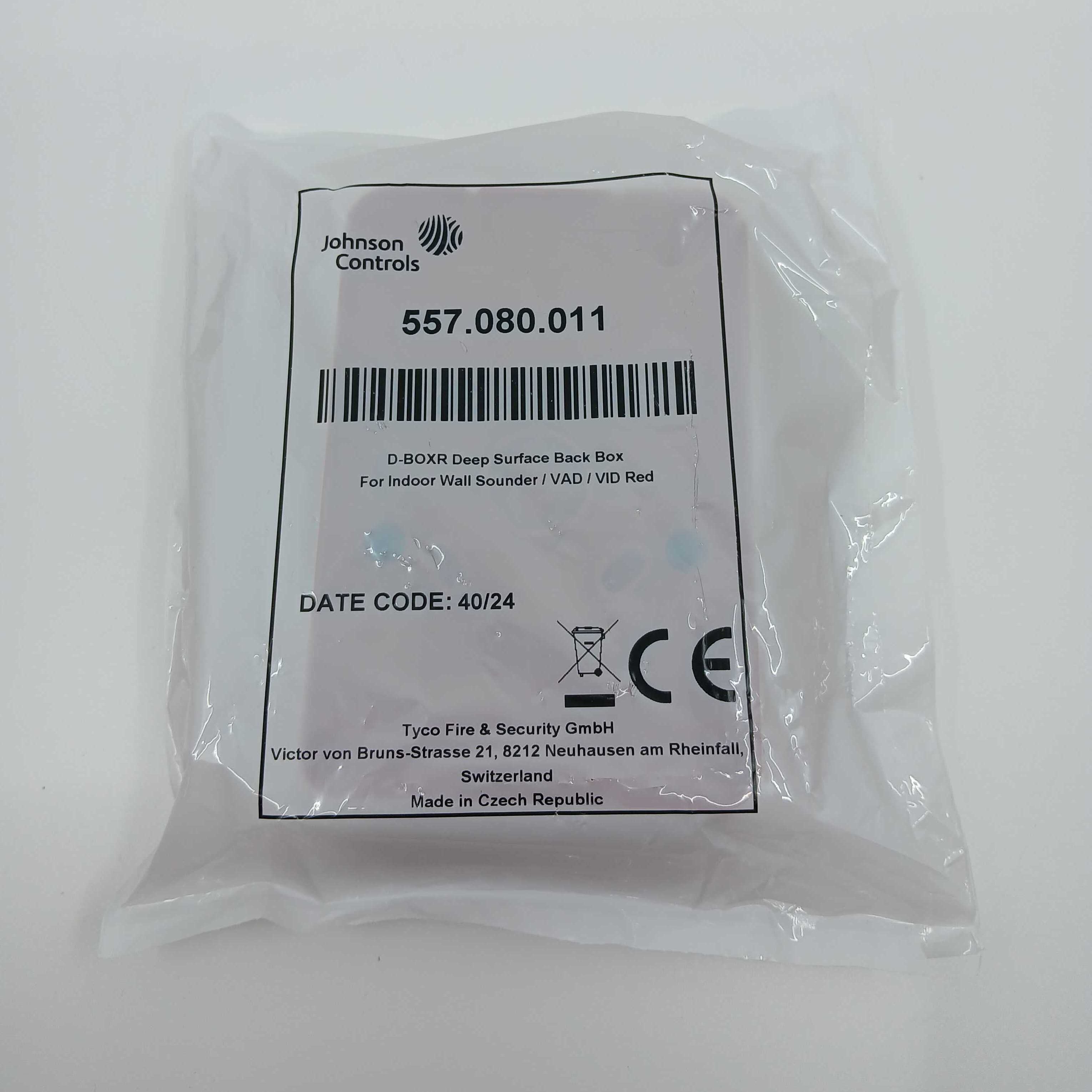 FireClass 557.080.011 Deep Surface Back Box - Red - JEM Systems UK