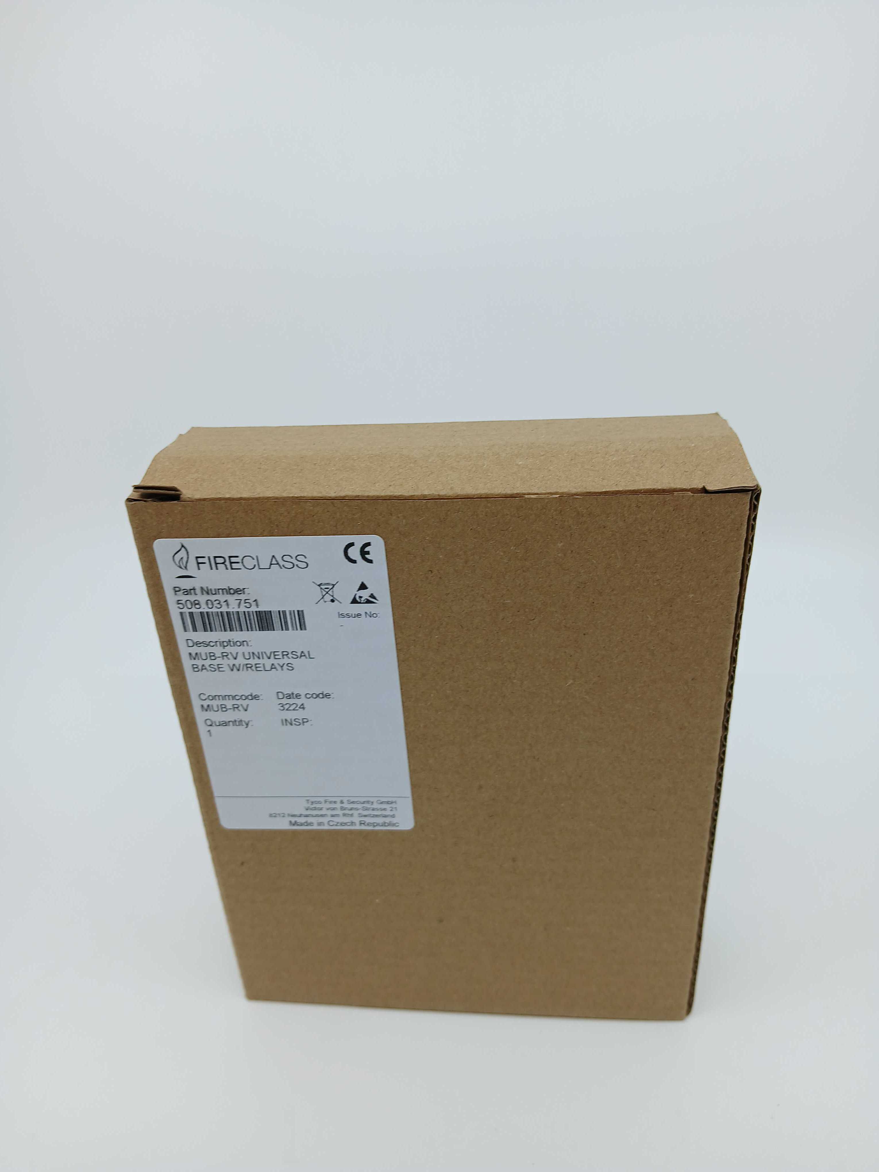FireClass 508.031.751 MUB-RV Universal 5" Base with Relay - JEM Systems UK