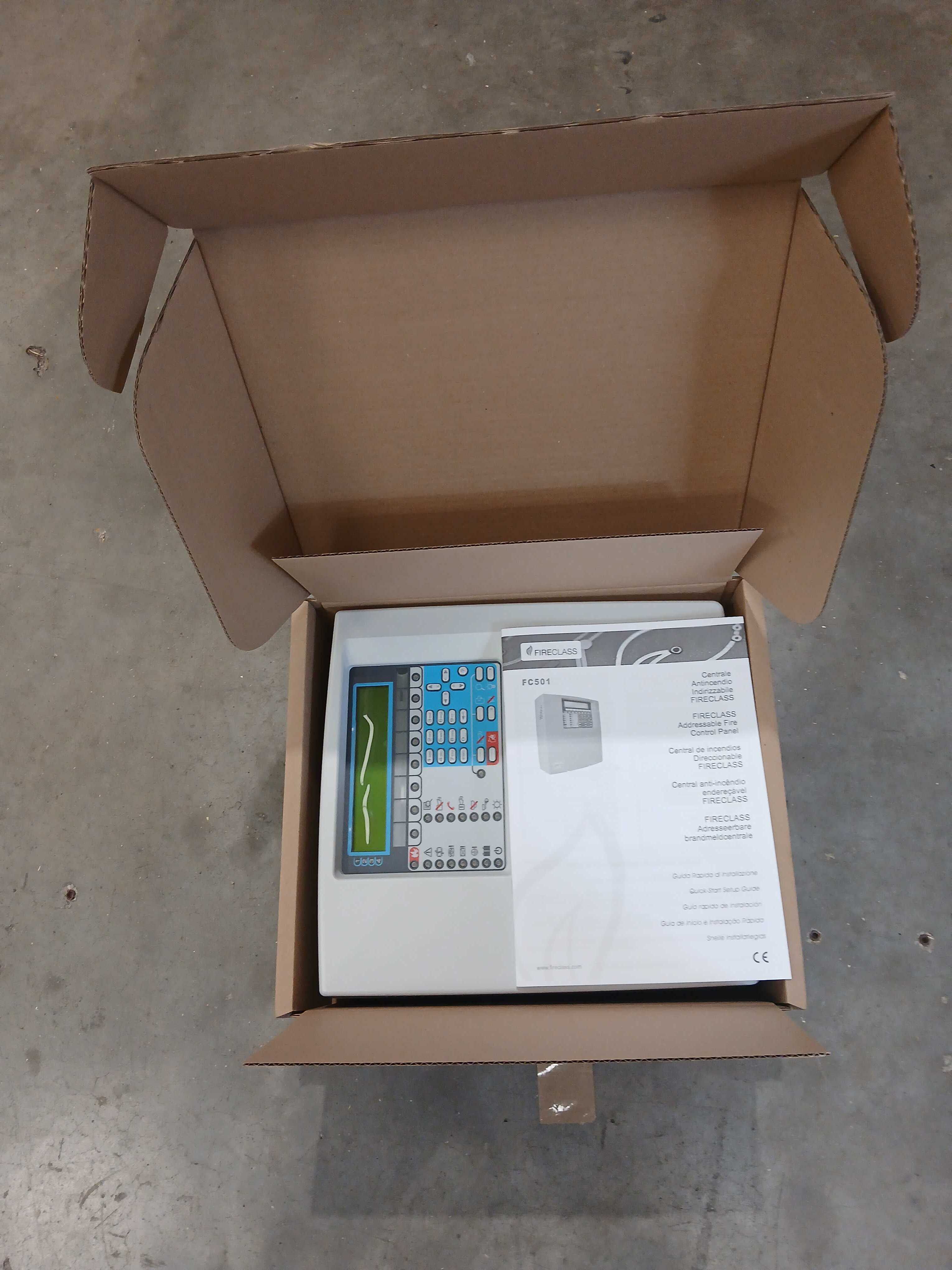 FireClass 557.200.719 FC501-L Triple Circuit Single Loop Panel with 1.5A PSU - JEM Systems UK