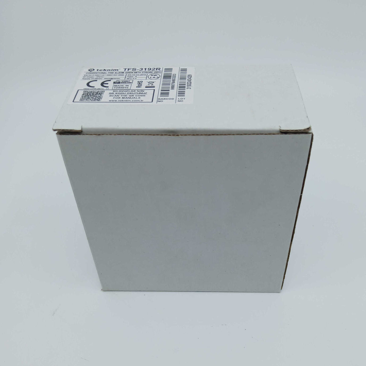 FireClass TFS-3192R Conventional Fire Alarm Sounder with Strobe - Red - JEM Systems UK