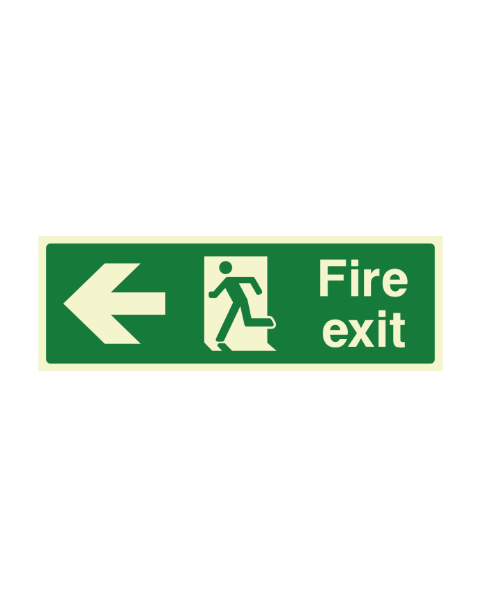 CheckFire 204P Fire Exit LEFT 300x100 Photolum.