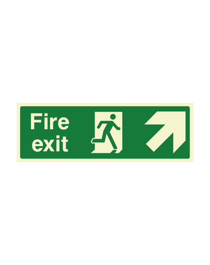 CheckFire 207P Fire Exit UP RIGHT 300x100 Photolum.