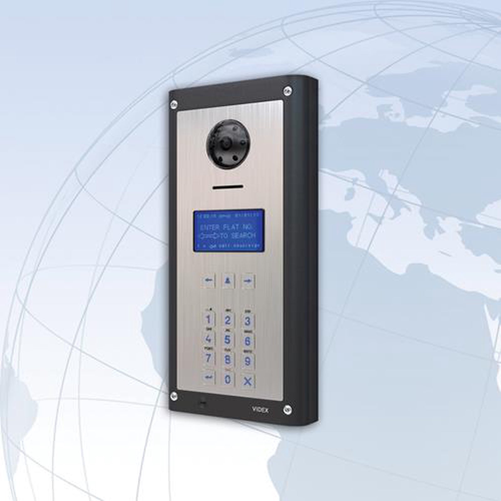 Videx VX2200 Digital Vandal Resistant Video Module with Graphical Display Back Lit Keys and Scroll