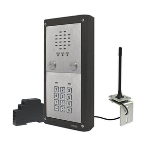 Videx 2 Button VR 4K Surface 4G GSM Audio Kit c/w Codelock