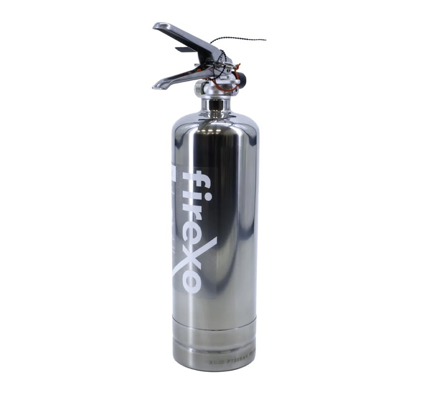 Firexo 2 Litre Stainless Steel Fire Extinguisher (For All Fire Types) - JEM Systems UK