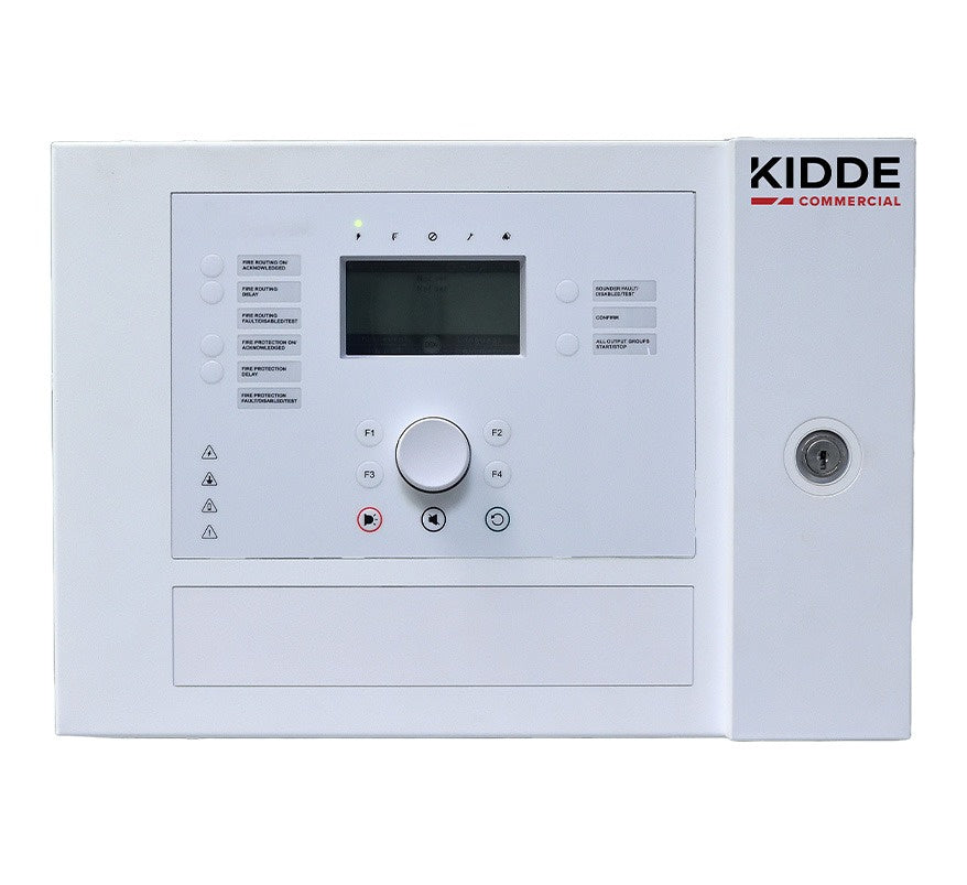 Kidde 2X-A 1 Loop Addressable Fire Panel with Fire Brigade Controls (Small Cabinet) (2X-AF1-FB-S) - JEM Systems UK