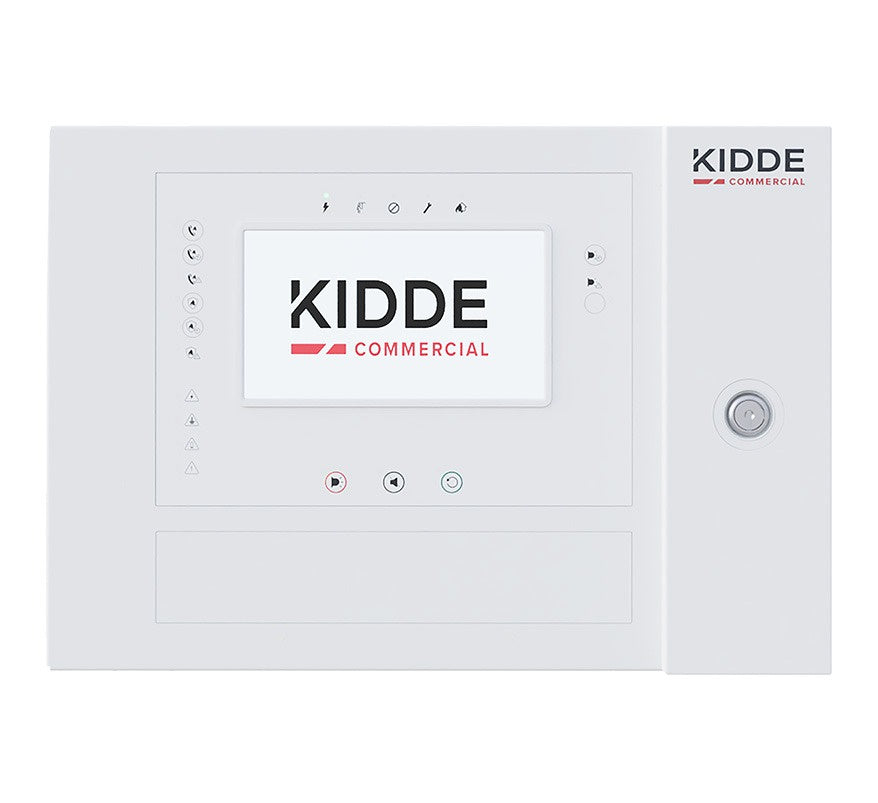 Kidde 2X-A 2 Loop Addressable Touchscreen Fire Panel with Fire Brigade Controls (Small Cabinet) (2X-AT-F2-FB-S) - JEM Systems UK