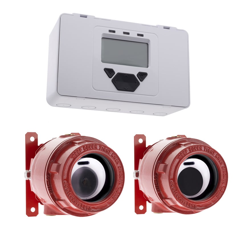 FFE Fireray 3000 Exd End-to-End Explosion Proof Beam Smoke Detector Kit (3000-115) - JEM Systems UK