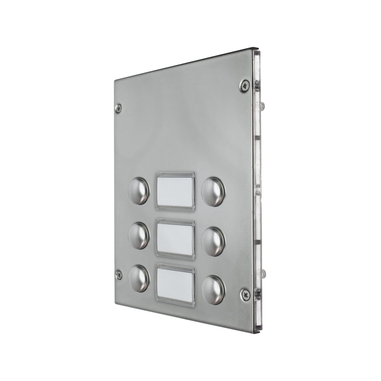 Videx 8000 Series 6 Call Button Module Double Button with Shared Nameplate Stainless Steel