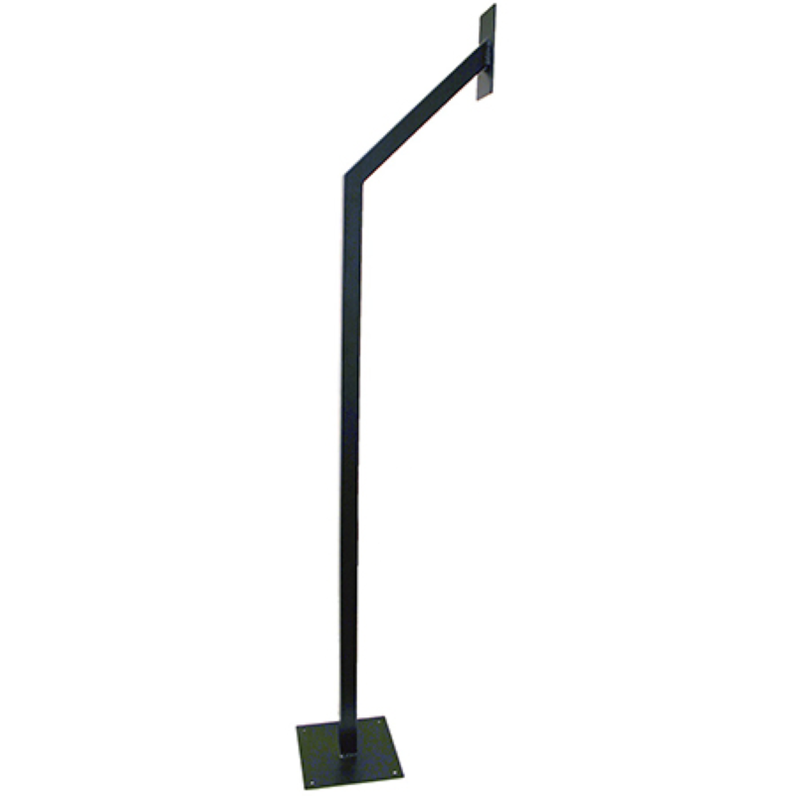 CDVI Lorry Height Goose Neck Post 1m Black