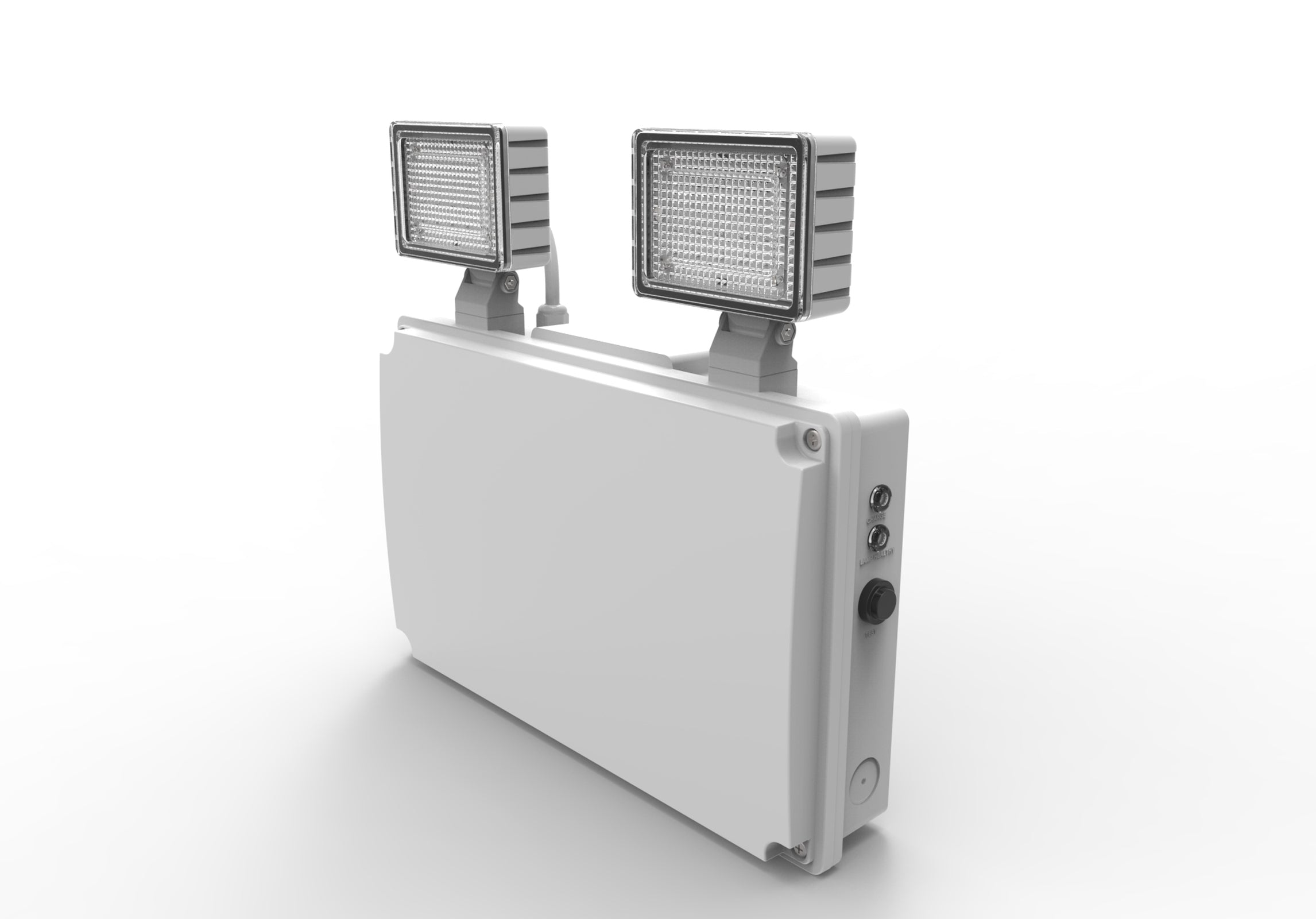 CQR LED Emergency Twin Spot 2x500lm IP65 White