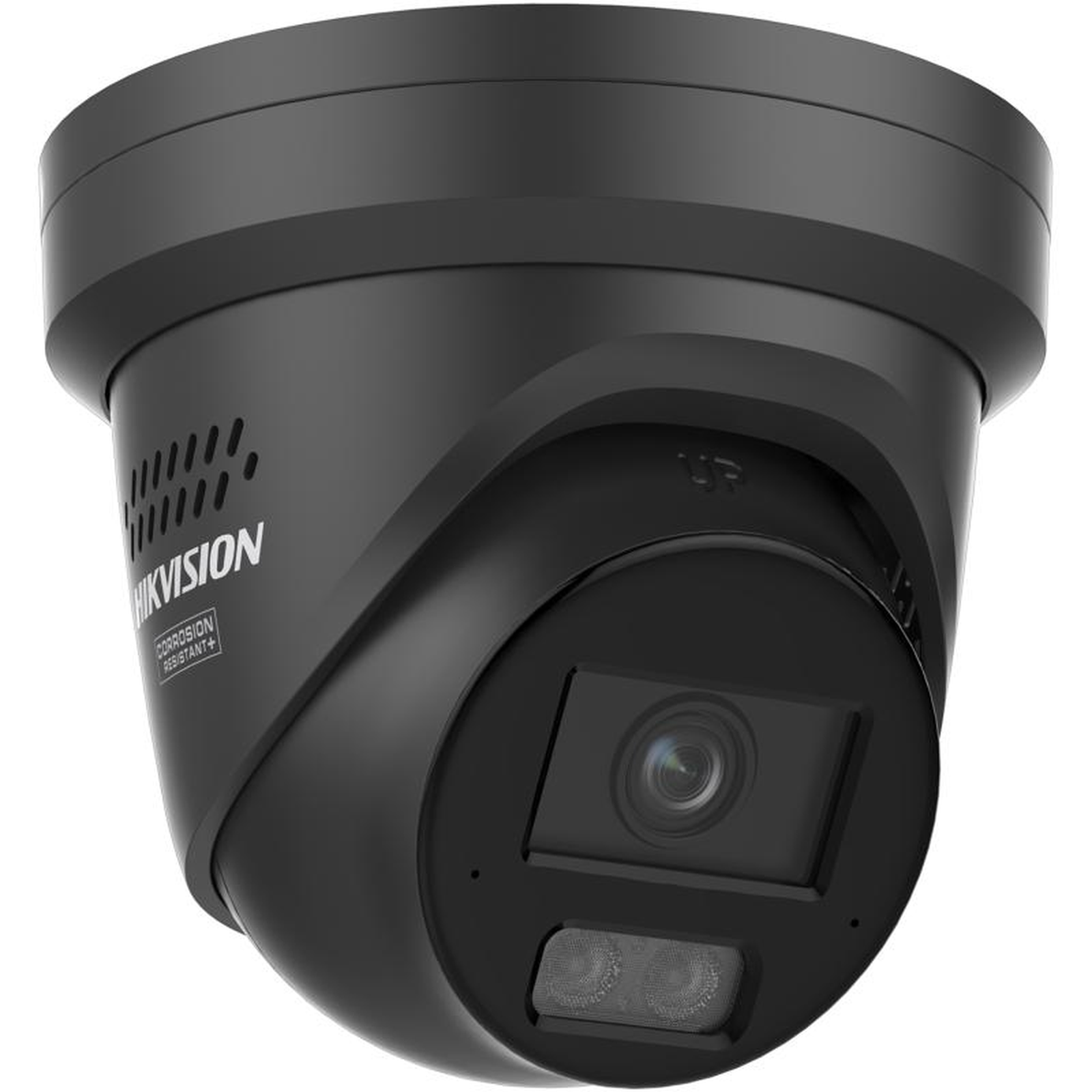 Hikvision 4MP Smart Hybrid Light with ColorVu Fixed Turret Network Camera Black