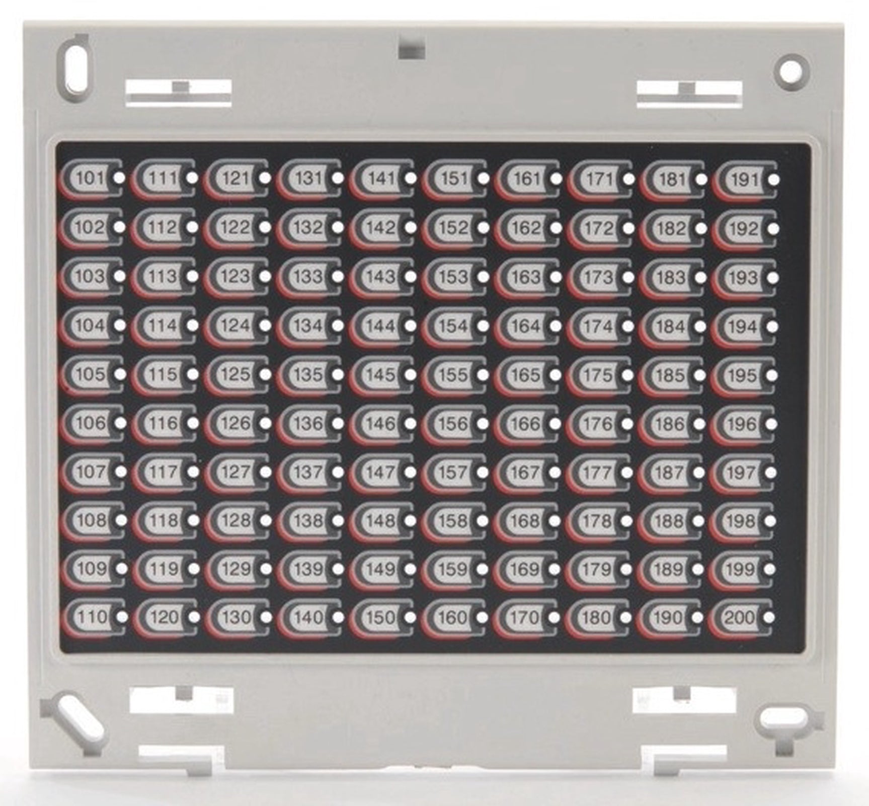 C-TEC ZFP 100 Zone Indicator Module Numbered 1-100